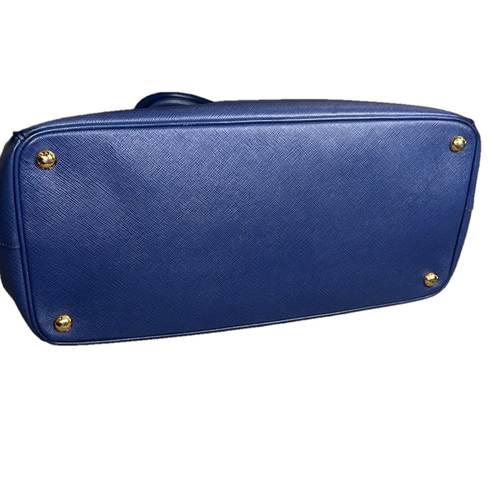 Prada Blue Saffiano Leather Lux Tote - Picture 5 of 10